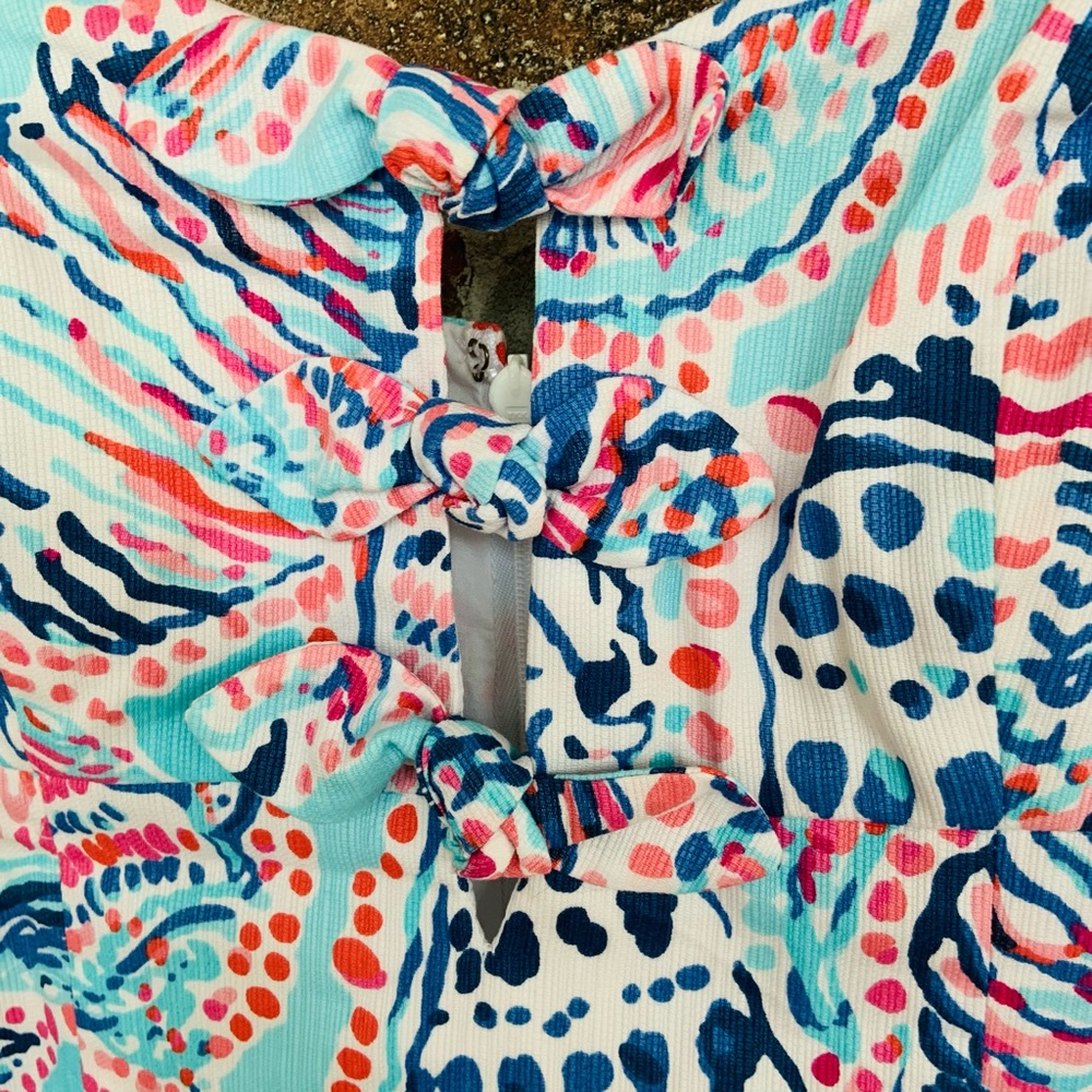 Lilly Pulitzer Petra Shell Me About It Dress Size 0 - Picture 4 of 9